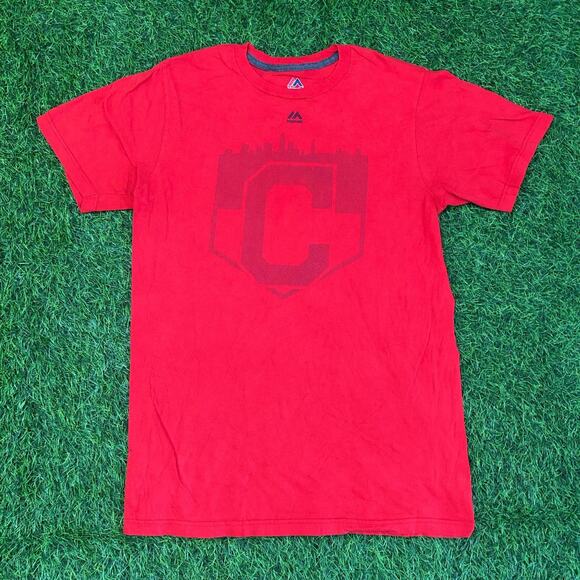 Majestic Athletic Other - Men’s Red Cleveland ‘C’ Graphic Tee